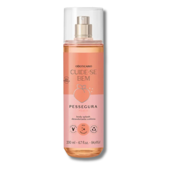 Body Splash Cuide-se Bem Pessegura, 200ml