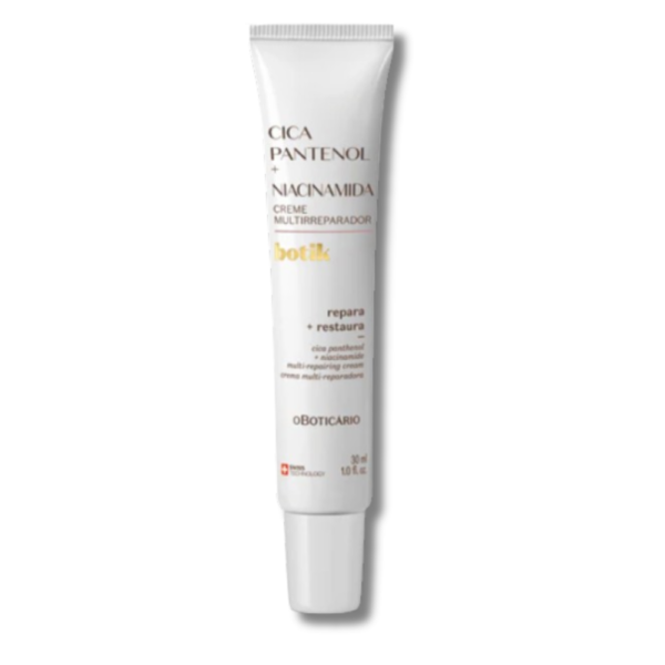 Creme Multirreparador Cica Pantenol + Niacinamida Botik, 30ml
