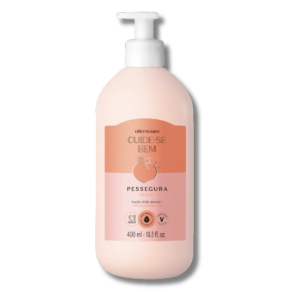 Loção Hidratante Corporal Cuide-se Bem Pessegura, 400ml