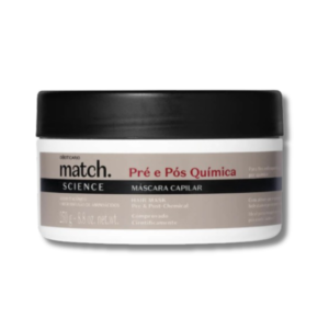 Máscara Capilar Match Science Pré e Pós-Química, 250g