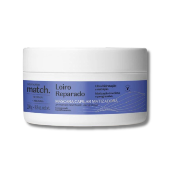 Máscara Matizadora Match Loiro Reparado, 300ml