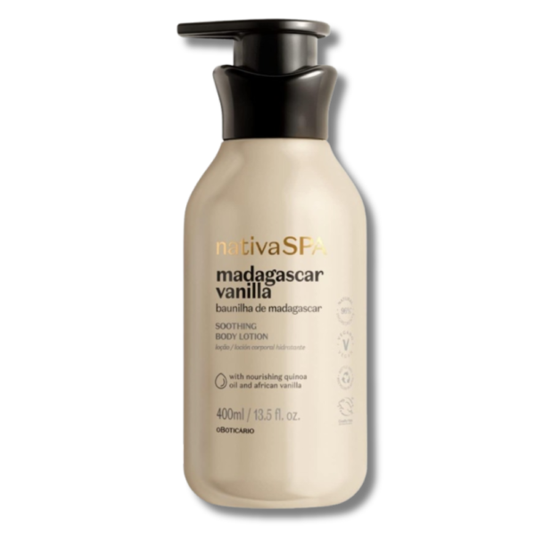 Loção Hidratante Nativa SPA Baunilha de Madagascar, 400ml
