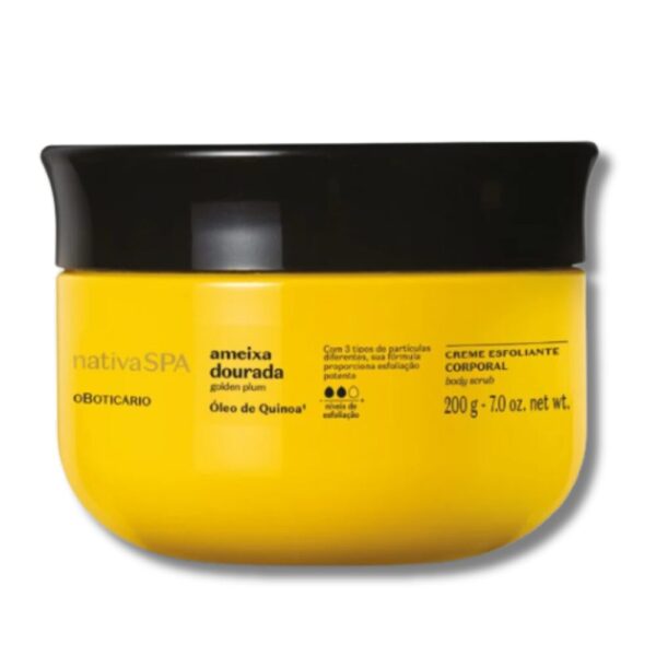 Creme Esfoliante Corporal Nativa Spa Ameixa Dourada, 200g