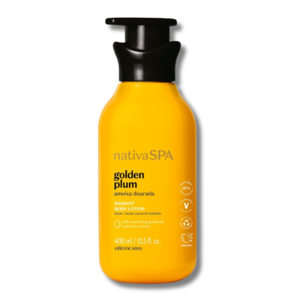 Loção Hidratante Corporal Nativa Spa Ameixa Dourada, 400ml