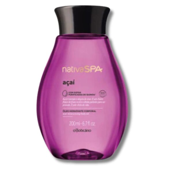 Óleo Hidratante Nativa Spa Açaí, 200ml