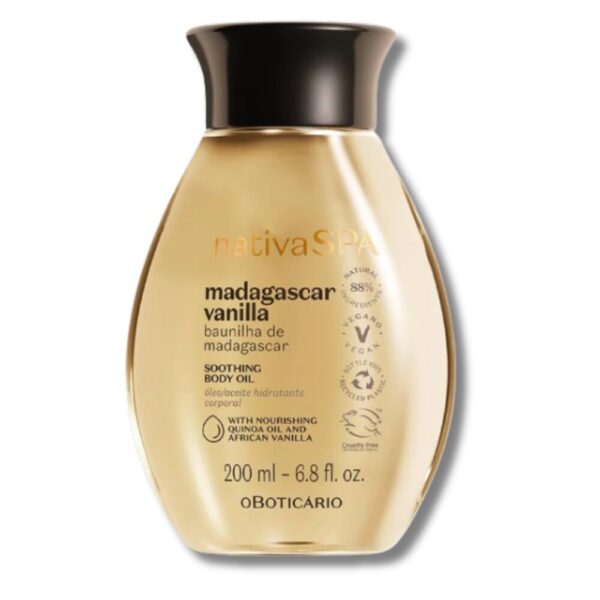 Óleo Hidratante Nativa Spa Baunilha de Madagascar 200ml