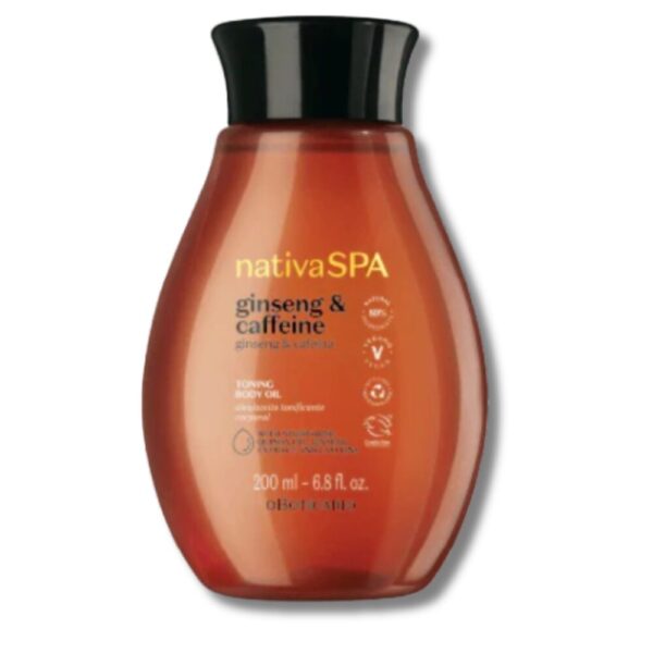 Óleo Hidratante Nativa Spa Ginseng & Cafeína, 200ml