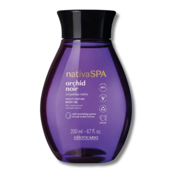 Óleo Corporal Hidratante Nativa Spa Orquídea Noire, 200ml