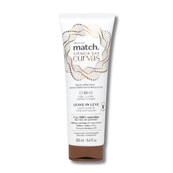 Leave-in Leve Match Ciência das Curvas, 250ml