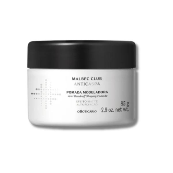Pomada Modeladora Anticaspa Malbec Club, 85g