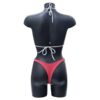 Biquini Fio Red White Diamantes Tam. M - Imagen 2