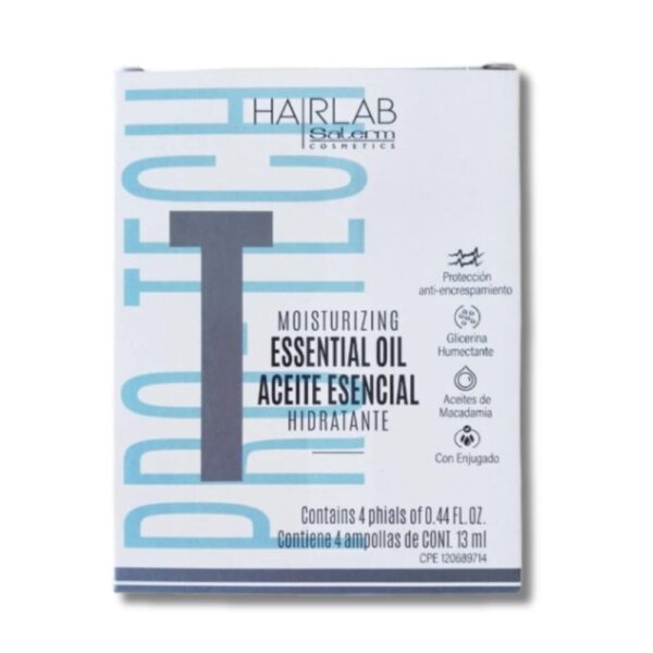 Salerm Ampollas Aceite Esencial Hidratante C/enjuague 4x13ml