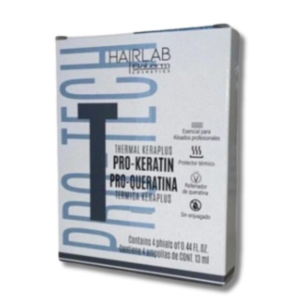 Pro-Queratina Térmica Keraplus 4 Ampollas Salerm